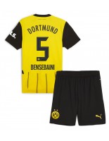 Borussia Dortmund Ramy Bensebaini #5 Hjemmedraktsett Barn 2024-25 Korte ermer (+ bukser)